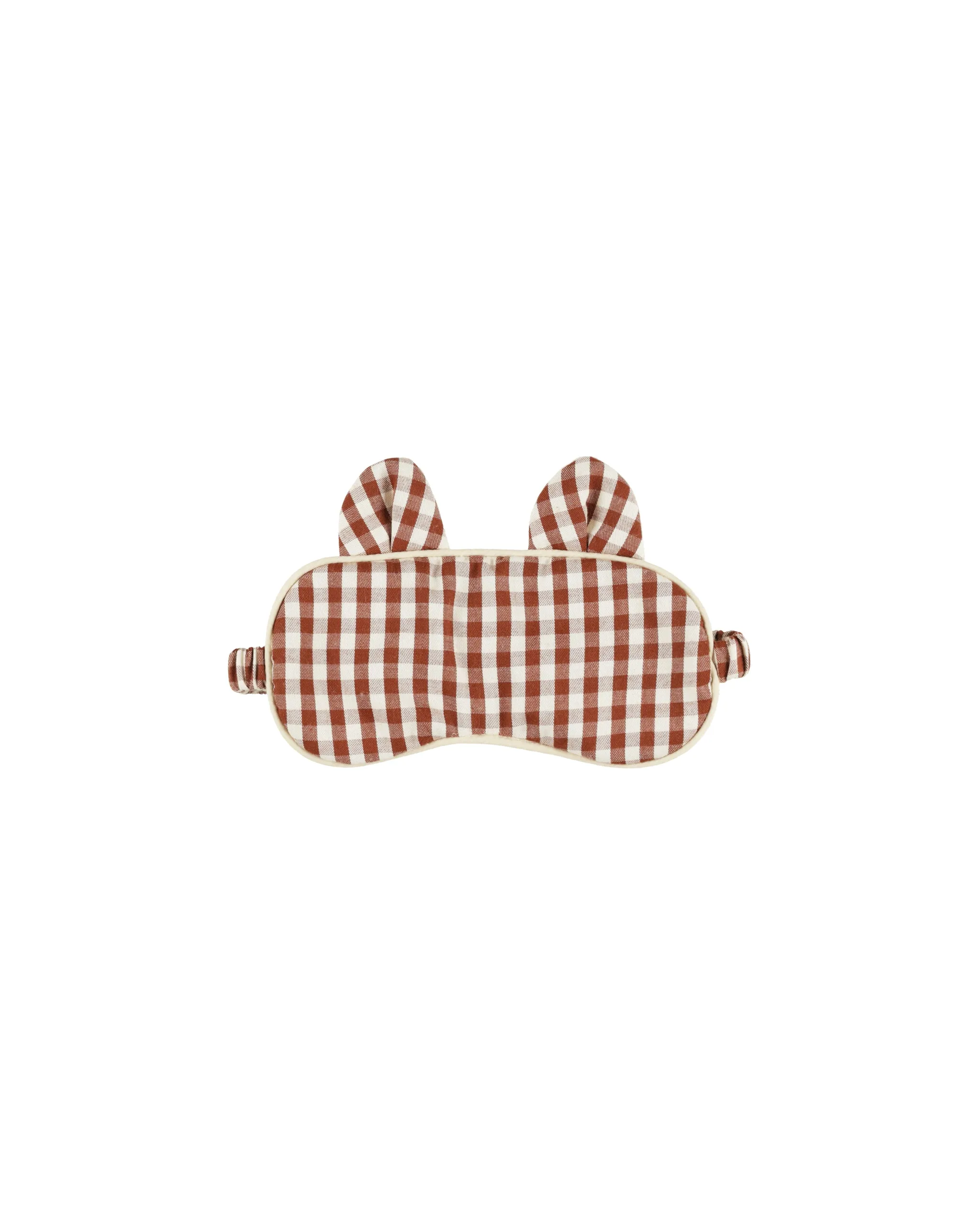 The Sleep Mask by Rylee & Cru - Brick Gingham - KIDS