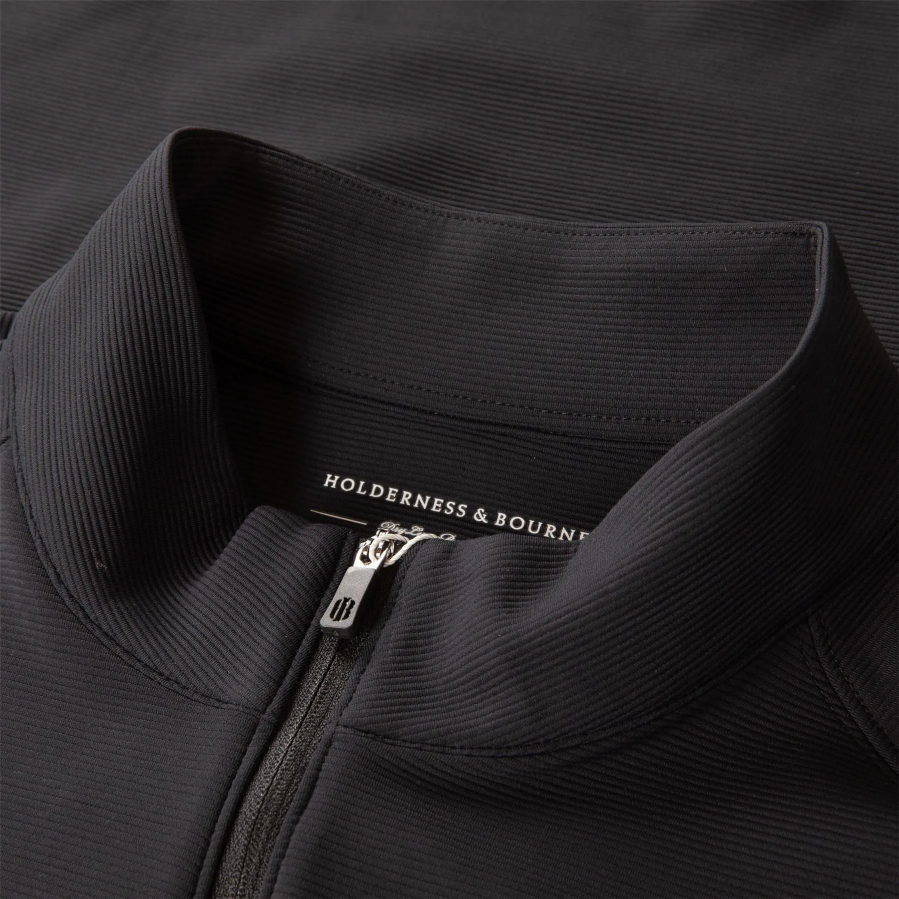 The Stuart Pullover Mid Layer Black