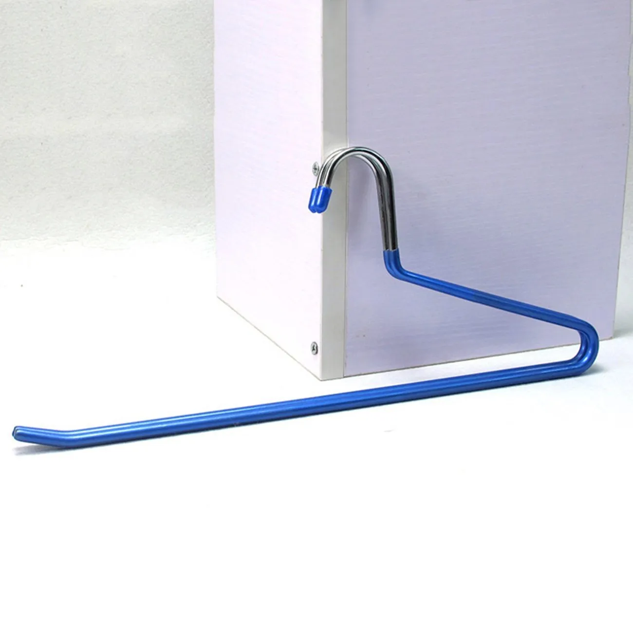 THEE Non Slip Open-Ended Slack Pants Hanger Clothes Hanger Easy Slide Trousers Hanger Set of 12 Blue
