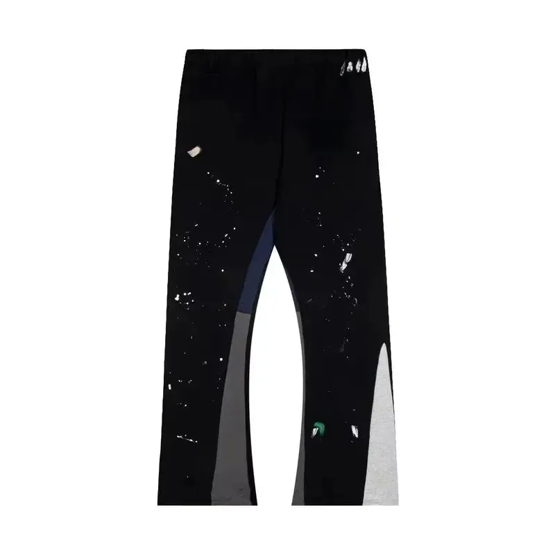 Tie Dye Sweatpants Y2K Retro Clothing Men's Women's Hip Hop Letter Loose Casual Pants Casual Stretch Waist Jogger Pants
