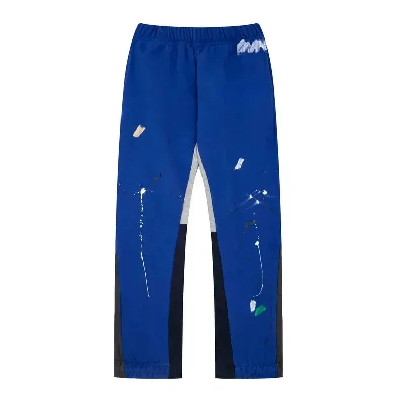 Tie Dye Sweatpants Y2K Retro Clothing Men's Women's Hip Hop Letter Loose Casual Pants Casual Stretch Waist Jogger Pants