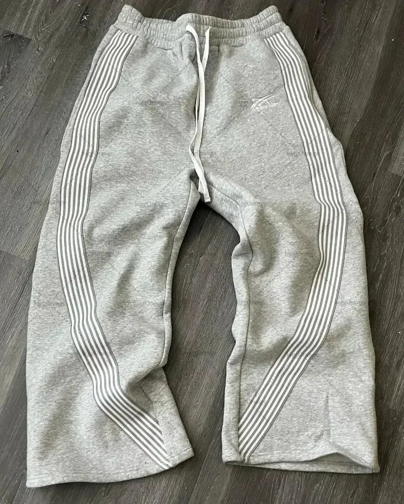 Tie Dye Sweatpants Y2K Retro Clothing Men's Women's Hip Hop Letter Loose Casual Pants Casual Stretch Waist Jogger Pants