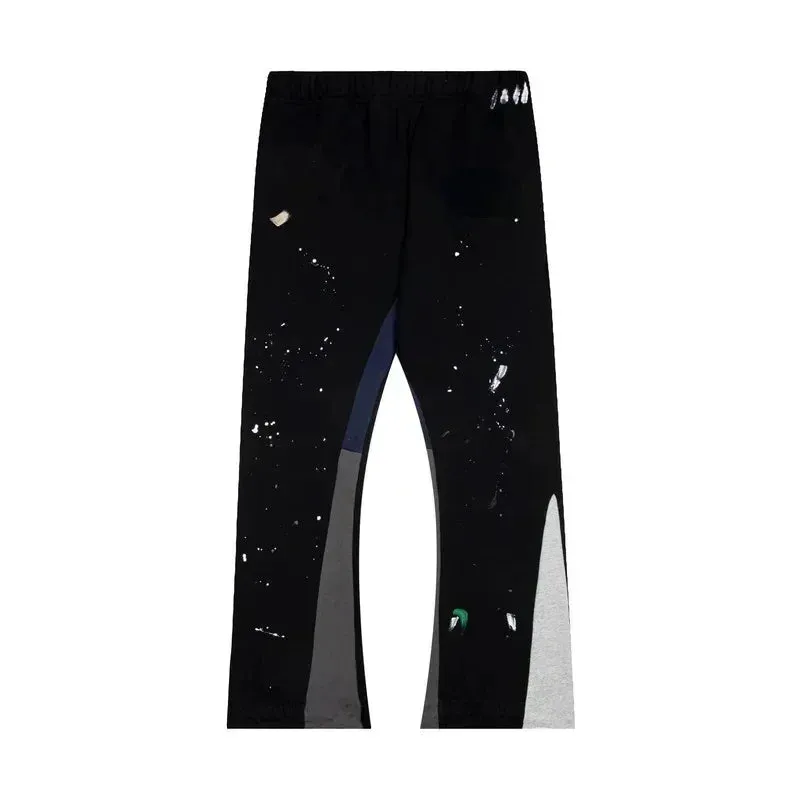 Tie Dye Sweatpants Y2K Retro Clothing Men's Women's Hip Hop Letter Loose Casual Pants Casual Stretch Waist Jogger Pants