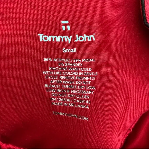 Tommy John Women's Pajamas Long Sleeve Top &amp; Pant Pajama Set Lounge Size Various