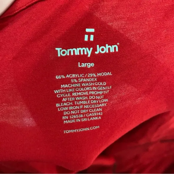 Tommy John Women's Pajamas Long Sleeve Top &amp; Pant Pajama Set Lounge Size Various