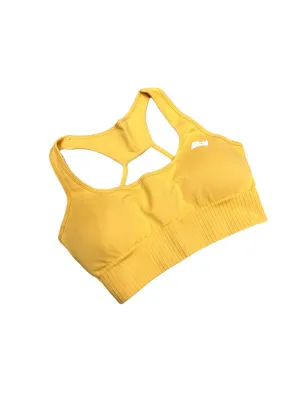 Top deportivo Burn para mujer Pride Activewear - Amarillo