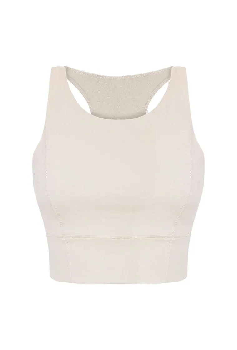 Top deportivo sujeción alta Diardi - Cream
