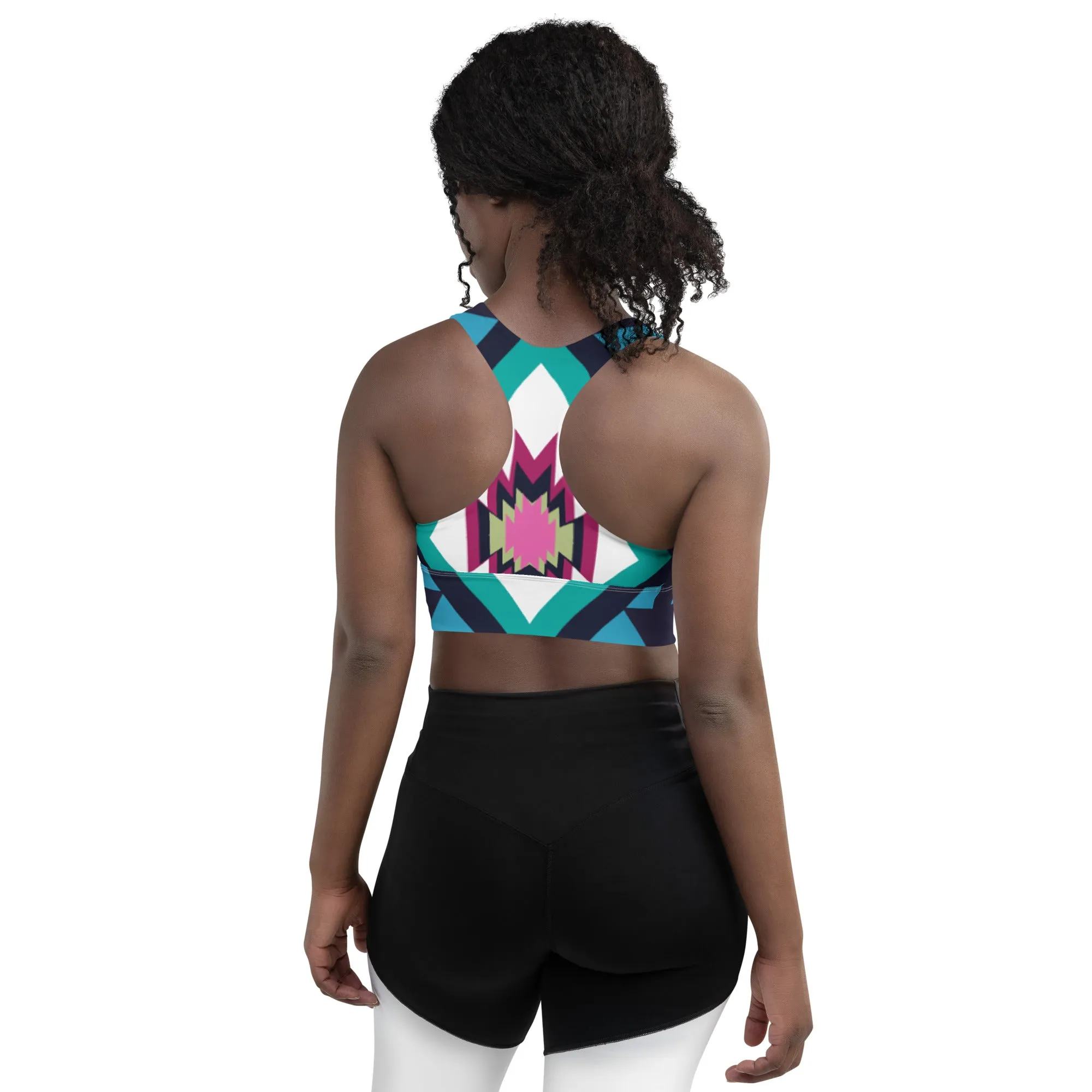 TRIBAL BY XCLUSIF POETIX Longline sports bra