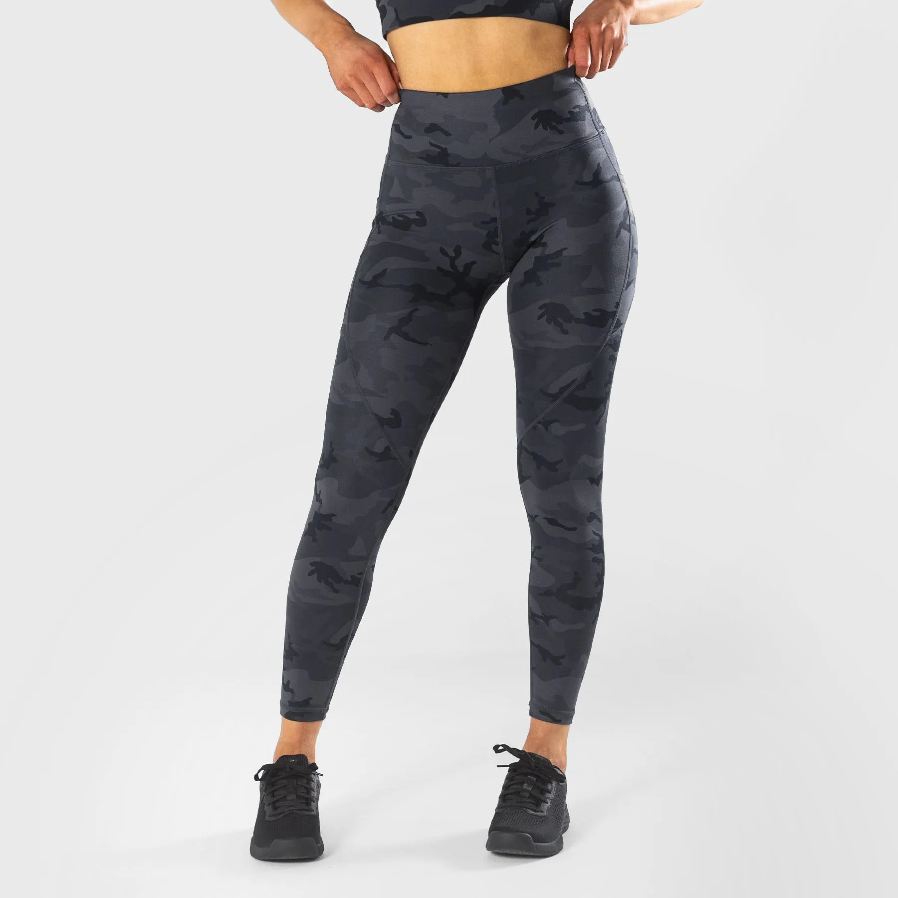 TWL - WOMEN'S ENERGY HIGH WAISTED 7/8 TIGHTS - BLACK CAMO