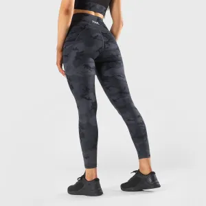 TWL - WOMEN'S ENERGY HIGH WAISTED 7/8 TIGHTS - BLACK CAMO