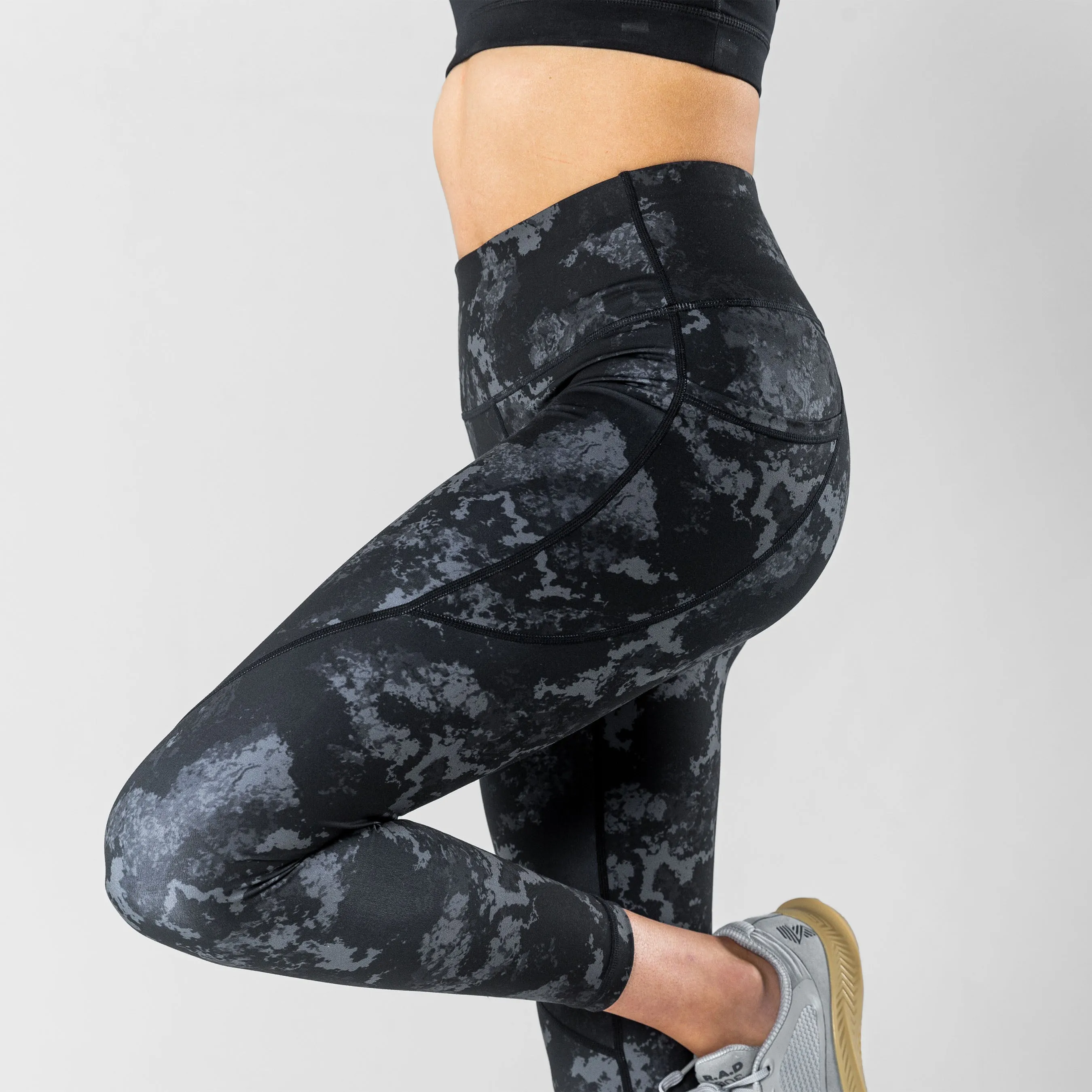 TWL - WOMEN'S ENERGY HIGH WAISTED 7/8 TIGHTS - BLACK ONYX