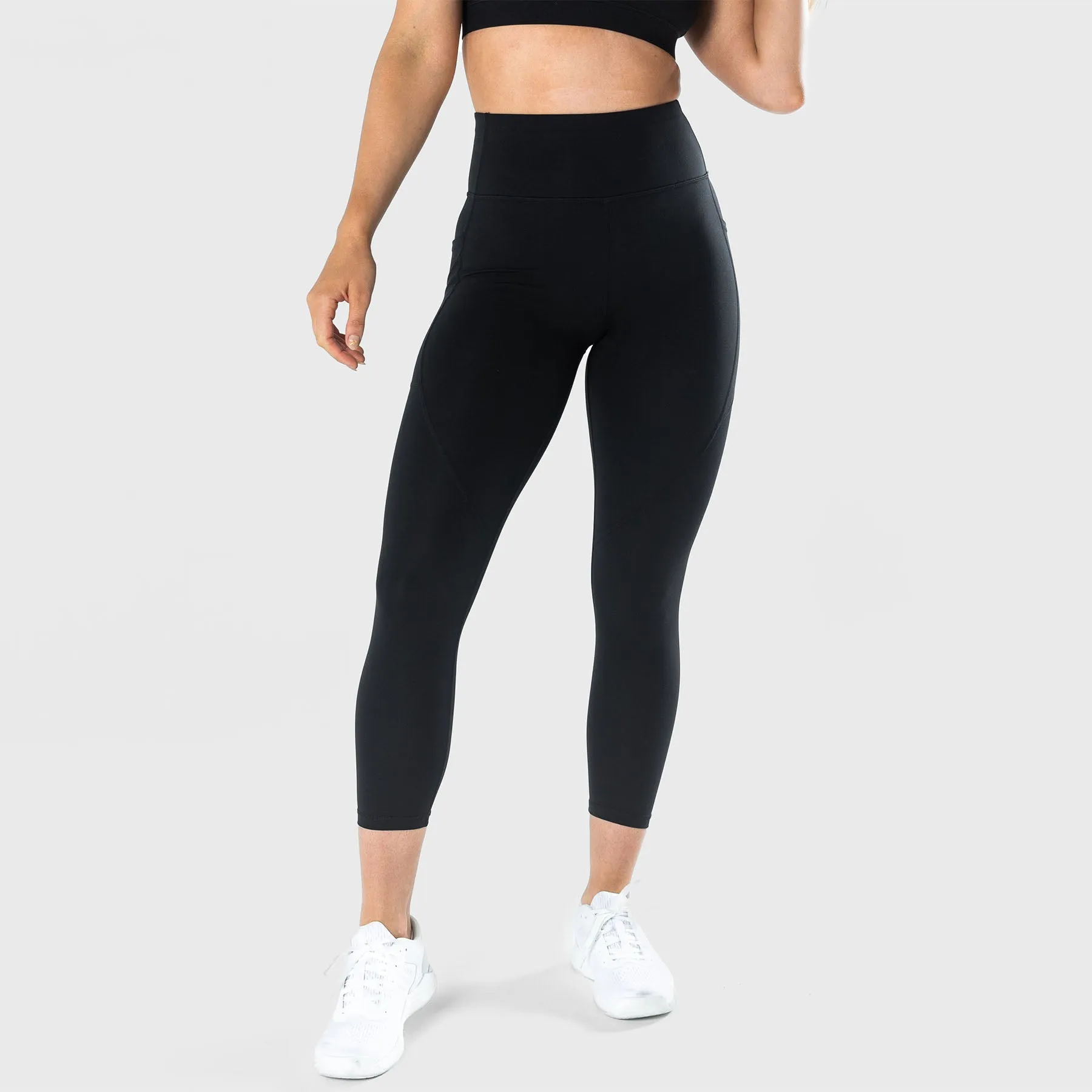 TWL - WOMEN'S ENERGY HIGH WAISTED 7/8 TIGHTS - BLACK