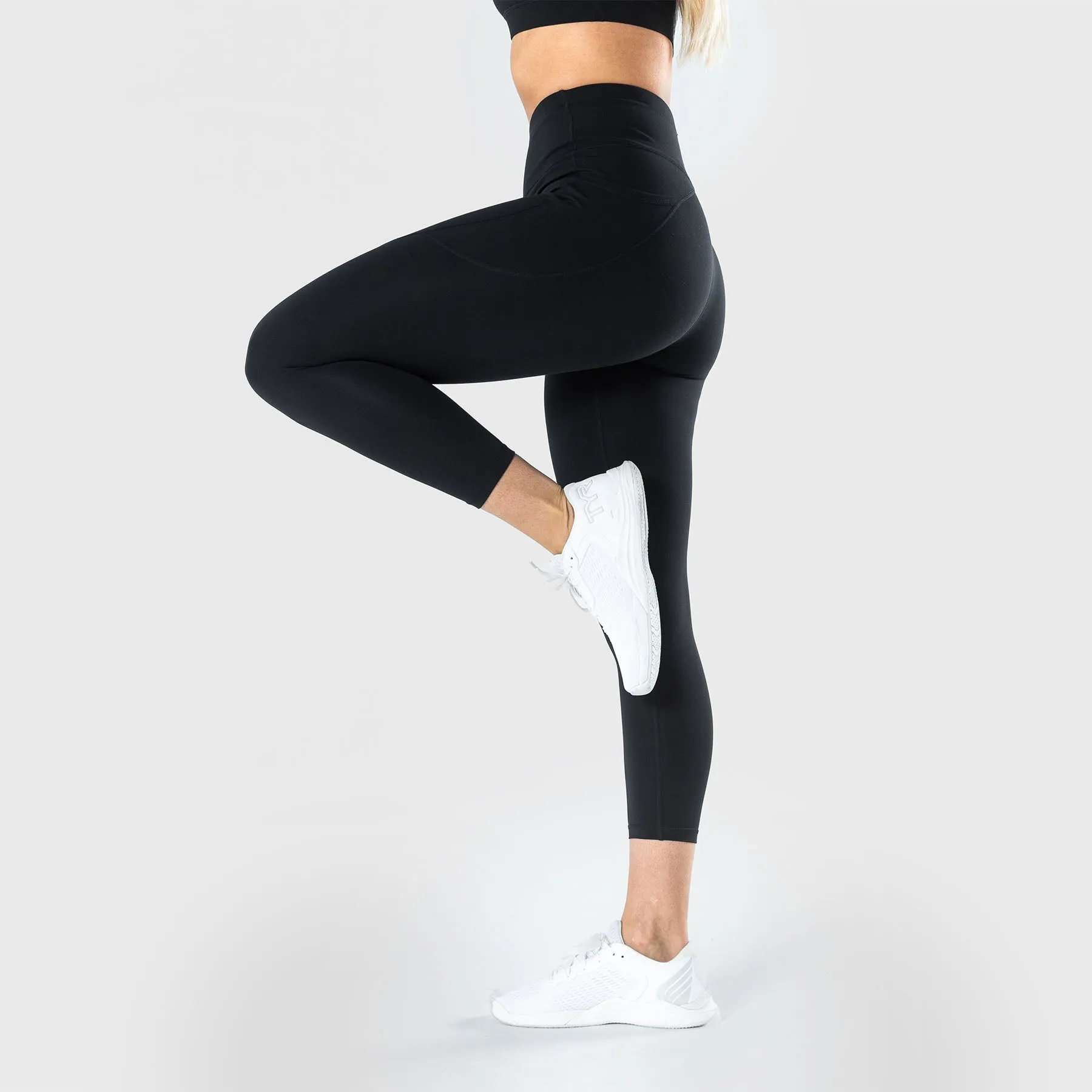 TWL - WOMEN'S ENERGY HIGH WAISTED 7/8 TIGHTS - BLACK