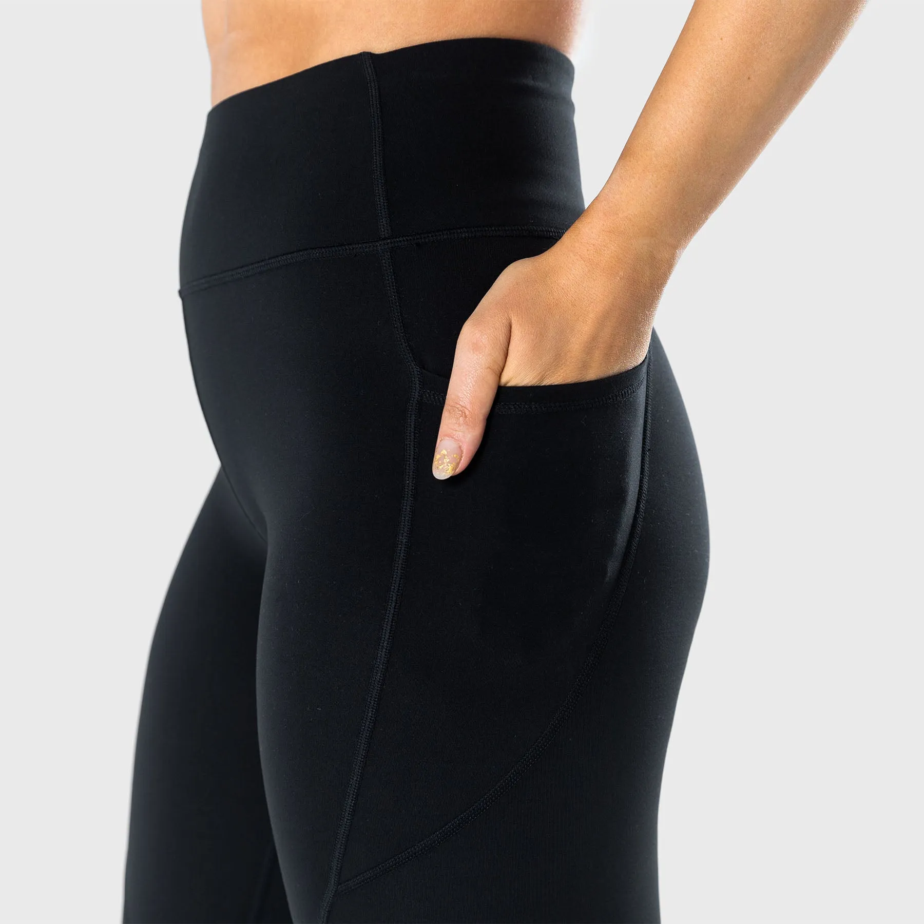 TWL - WOMEN'S ENERGY HIGH WAISTED 7/8 TIGHTS - BLACK
