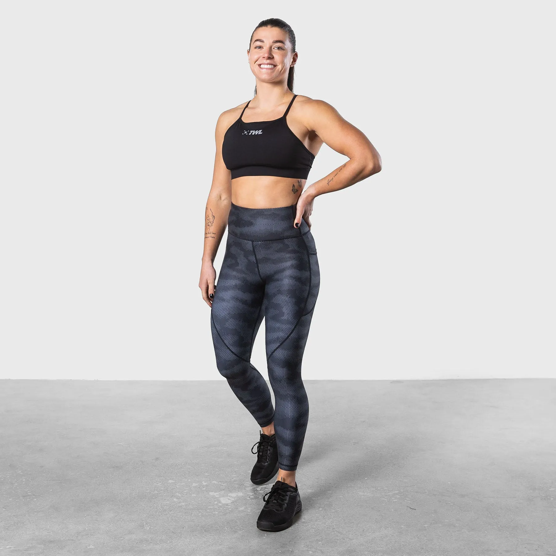 TWL - WOMEN'S ENERGY HIGH WAISTED 7/8 TIGHTS - ELEMENT
