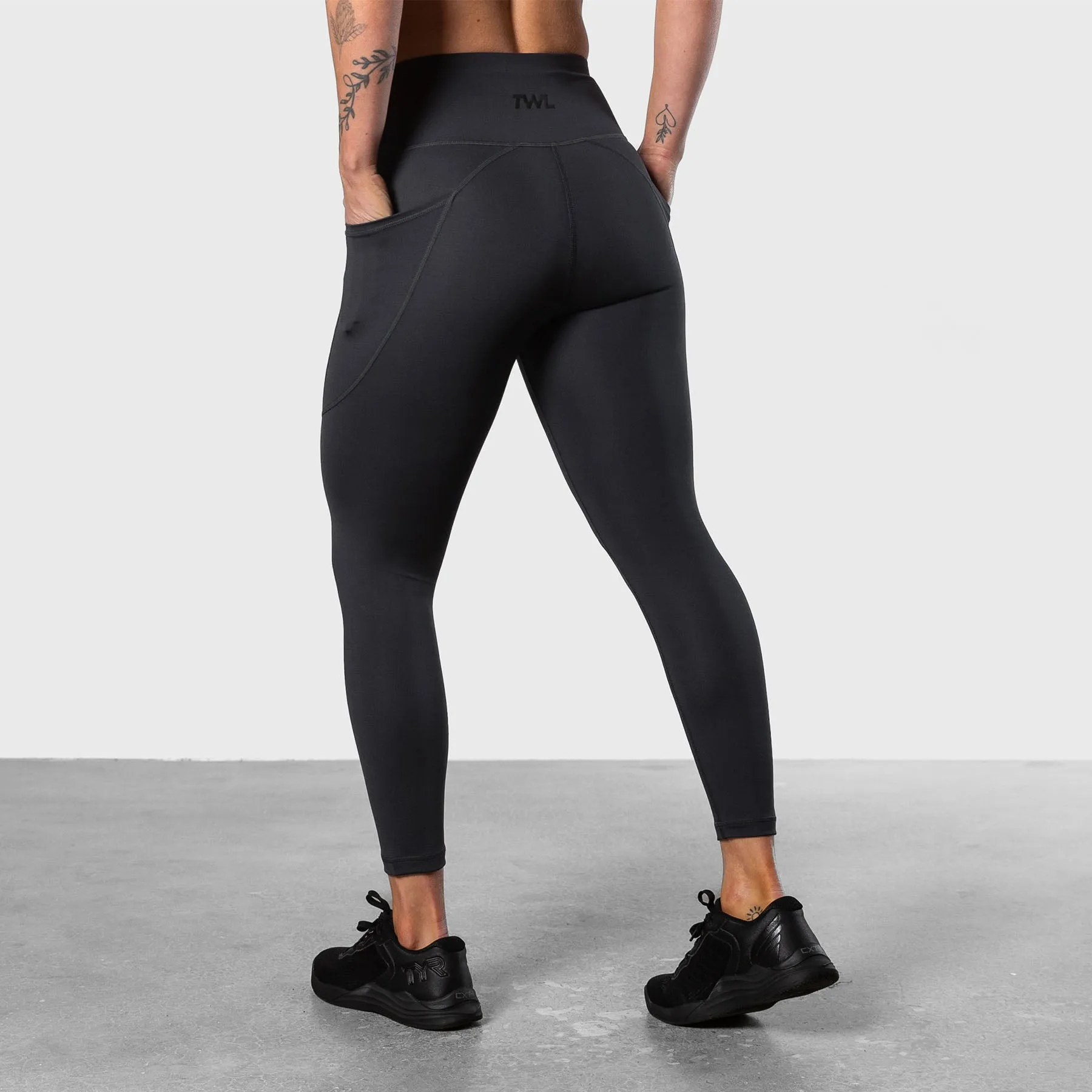 TWL - WOMEN'S ENERGY HIGH WAISTED 7/8 TIGHTS - PHANTOM