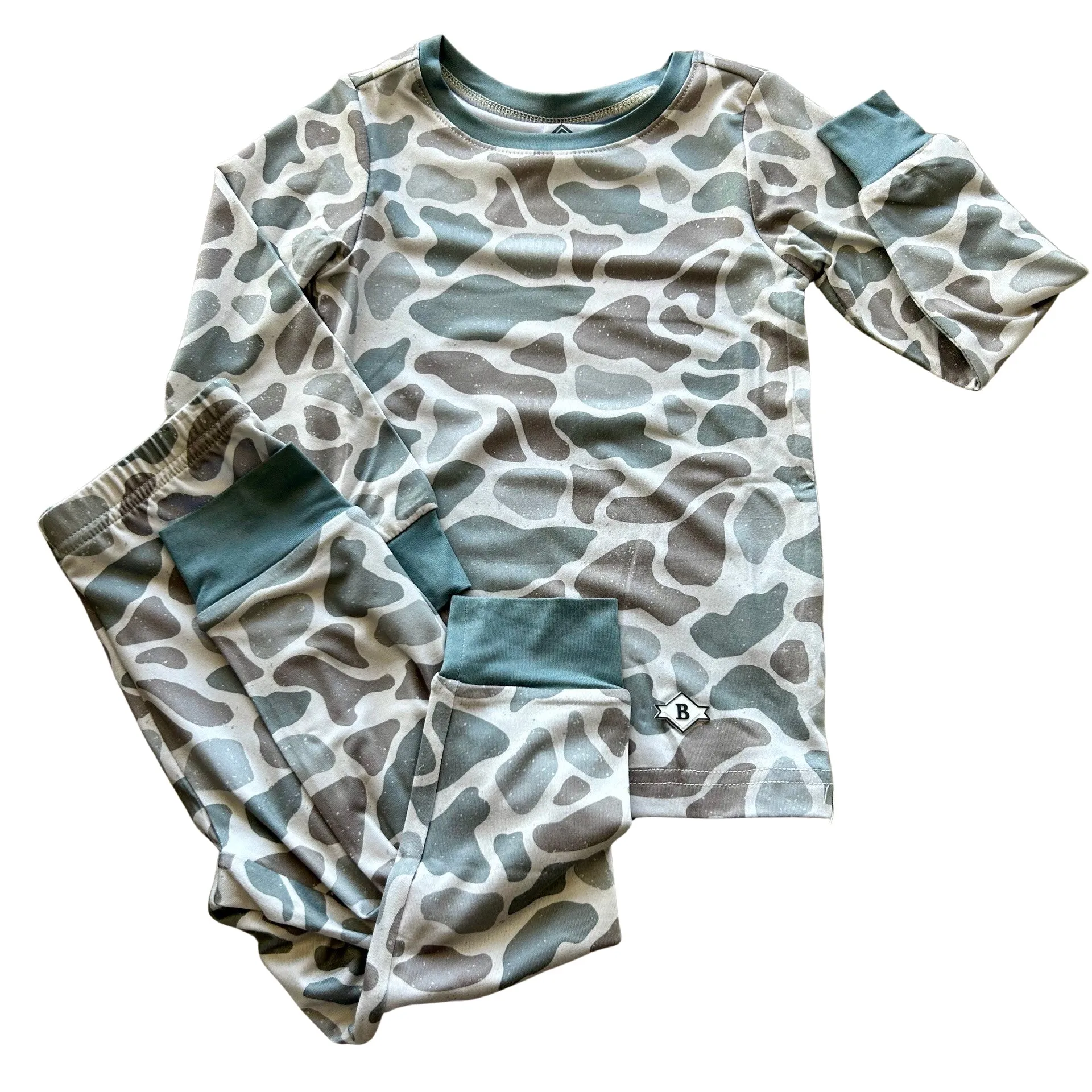 Two Piece Pajama Set | Classic Deer Camo