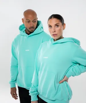 UBKN Pullover Hoodie in Aqua