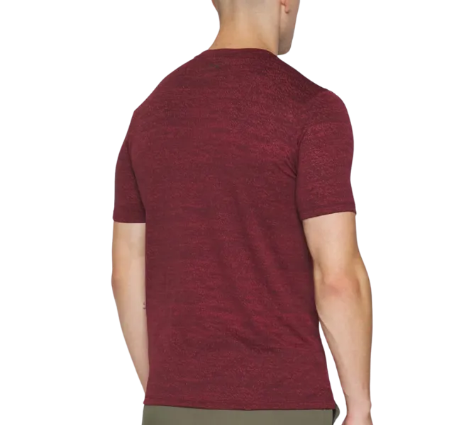 Under Armour Tech Vent Jacquard T-Shirt - Dark Maroon