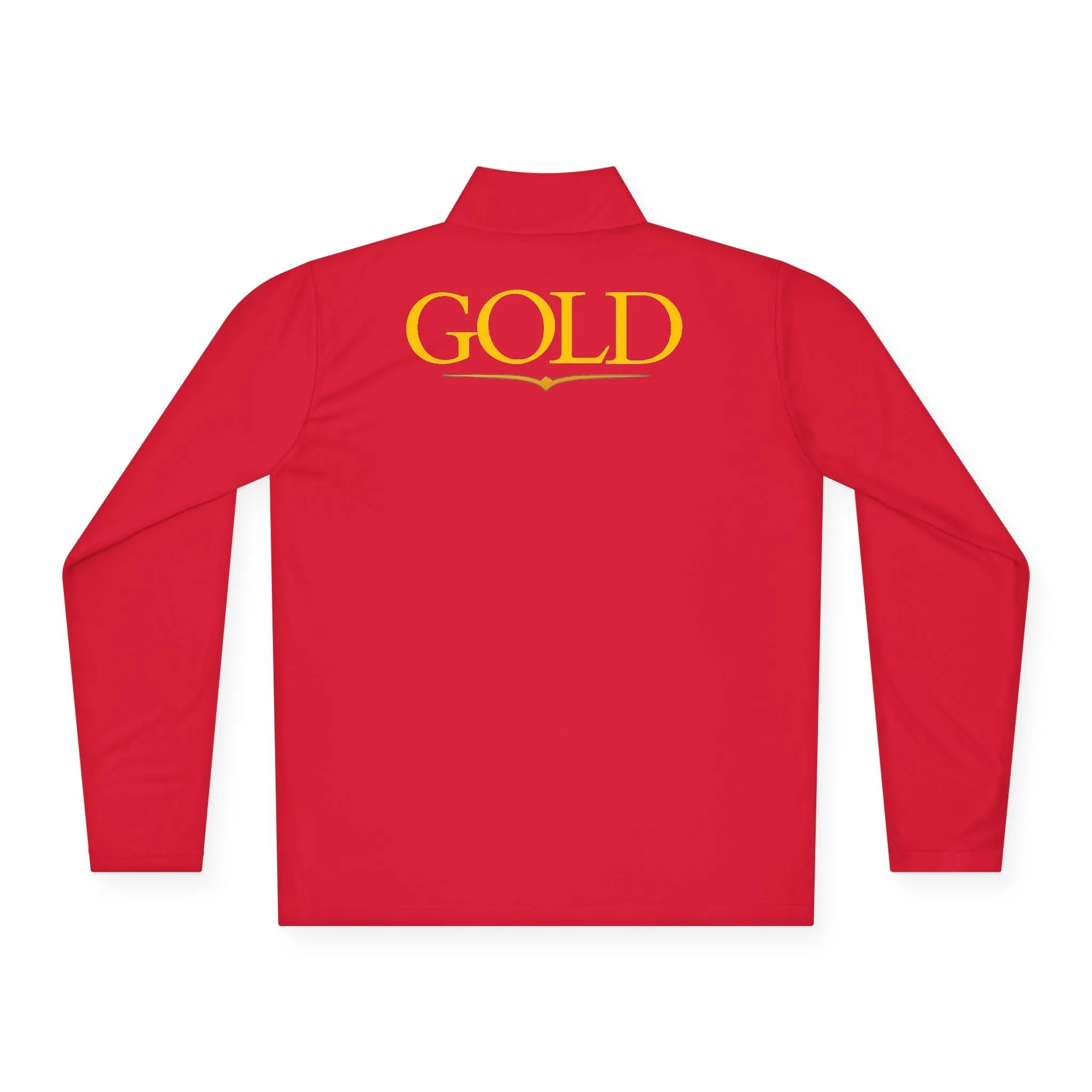 Unisex Quarter-Zip Pullover - Gold Emblem