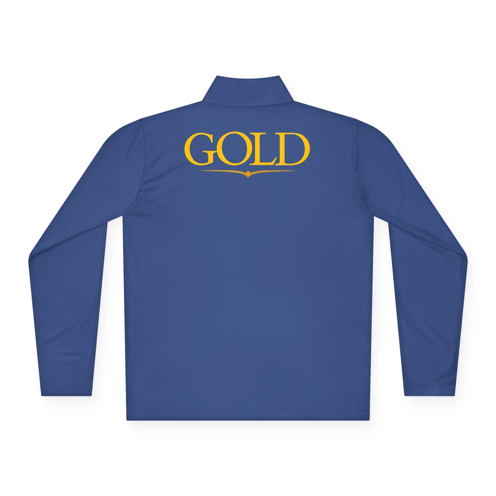 Unisex Quarter-Zip Pullover - Gold Emblem