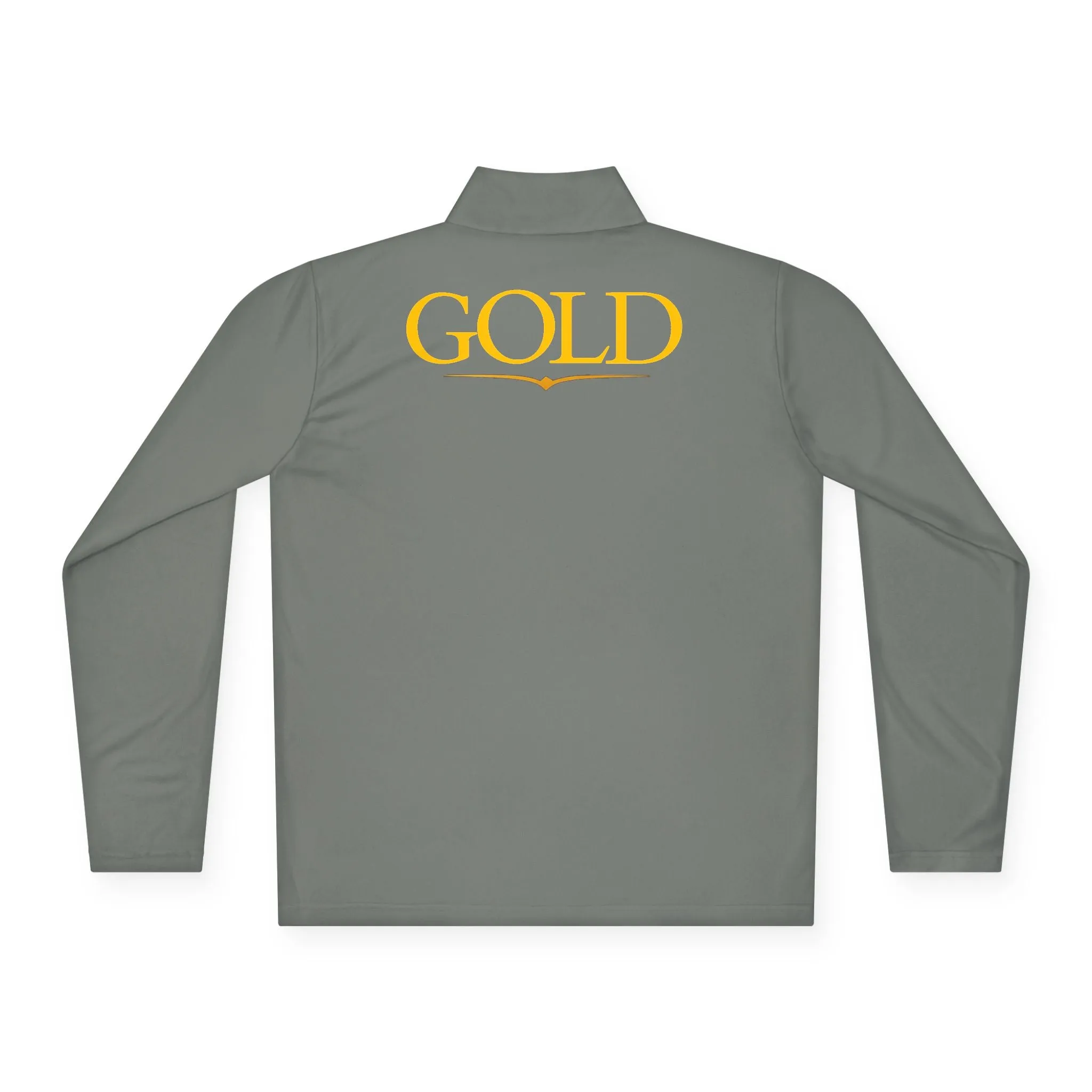 Unisex Quarter-Zip Pullover - Gold Emblem