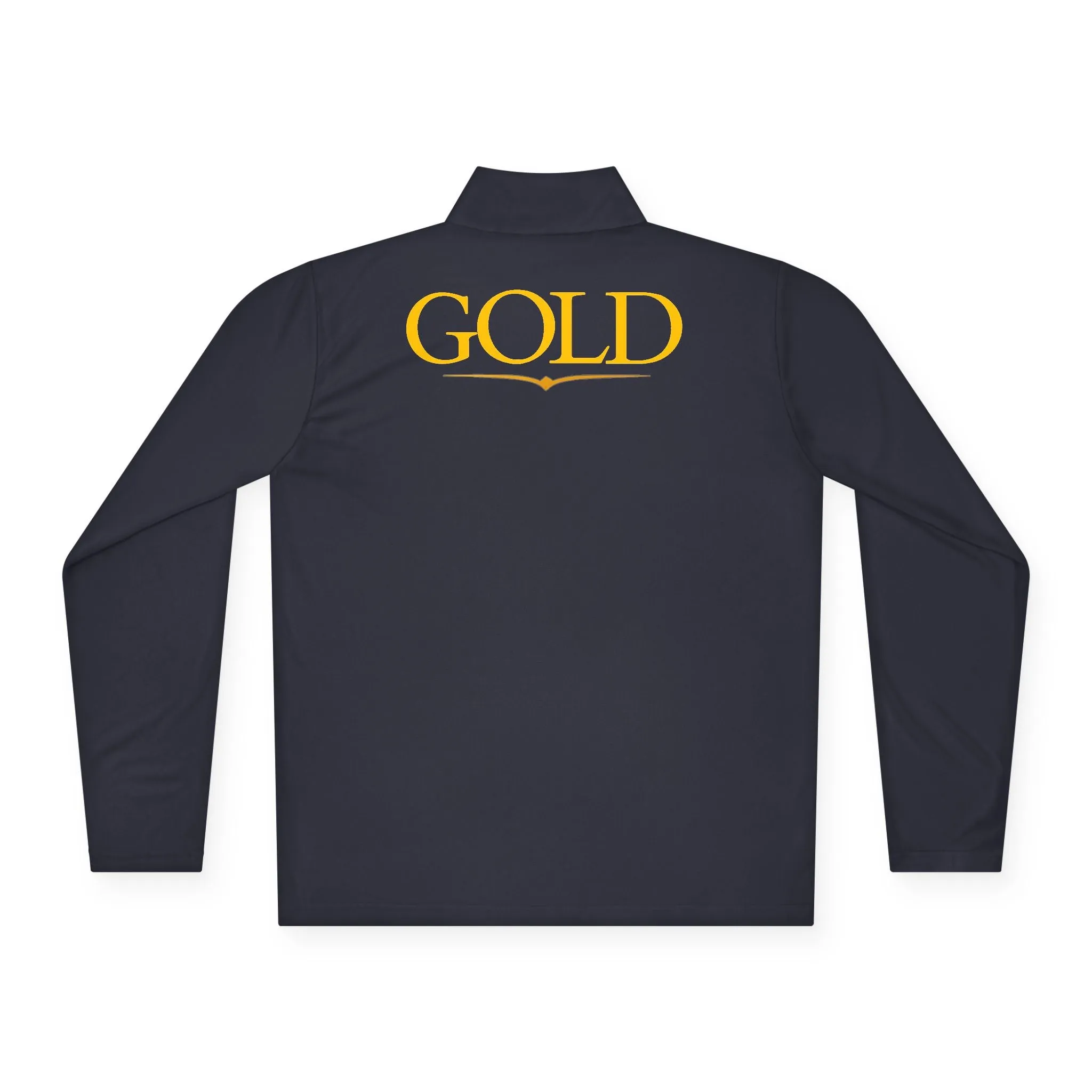 Unisex Quarter-Zip Pullover - Gold Emblem