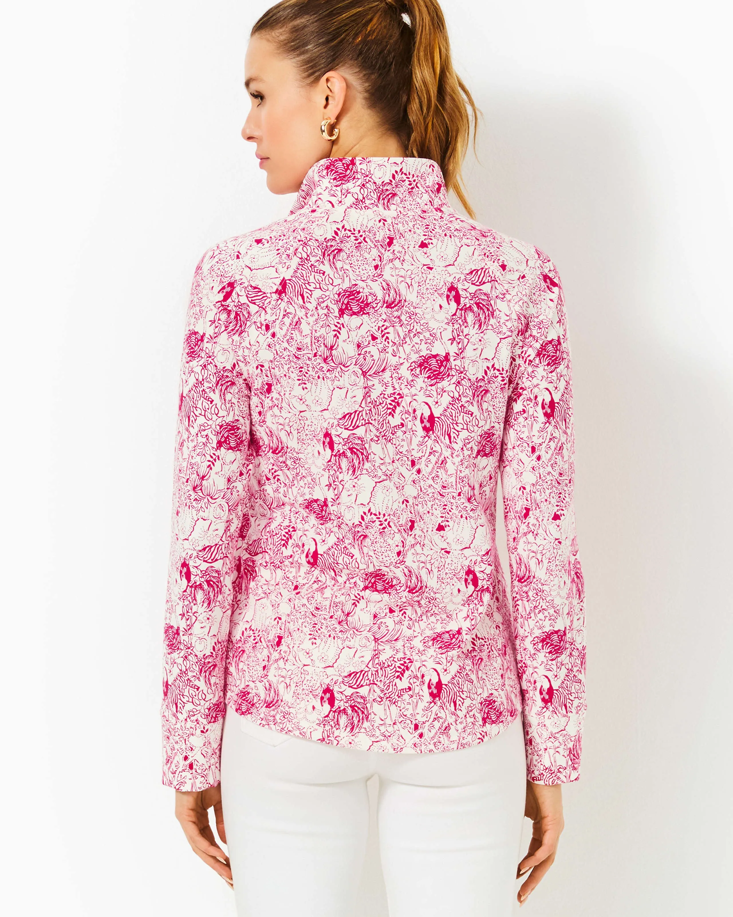 Upf 50  Skipper Popover - Raspberry Rouge Animal Magnetism