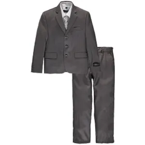 Uptown Classic Fit 5-Piece Suit ~Gray (Husky)