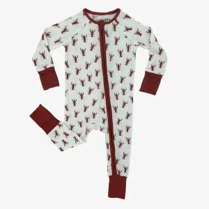 Velvet Fawn Crawdaddy Bamboo Zipper PJs