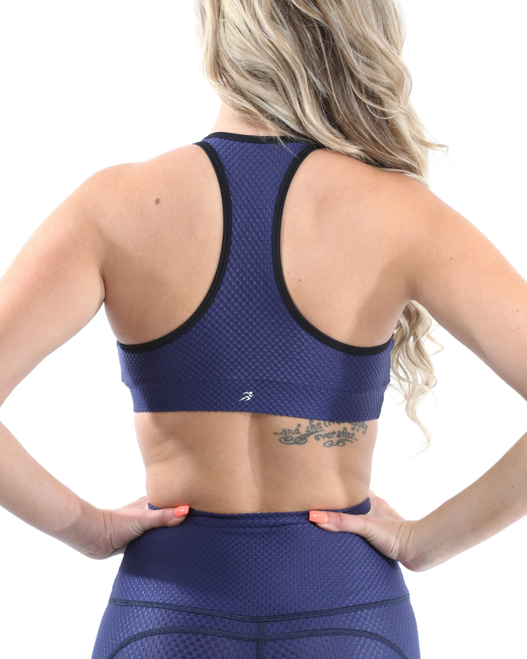 Venice Activewear Sports Bra - Navy [MADE IN ITALY]