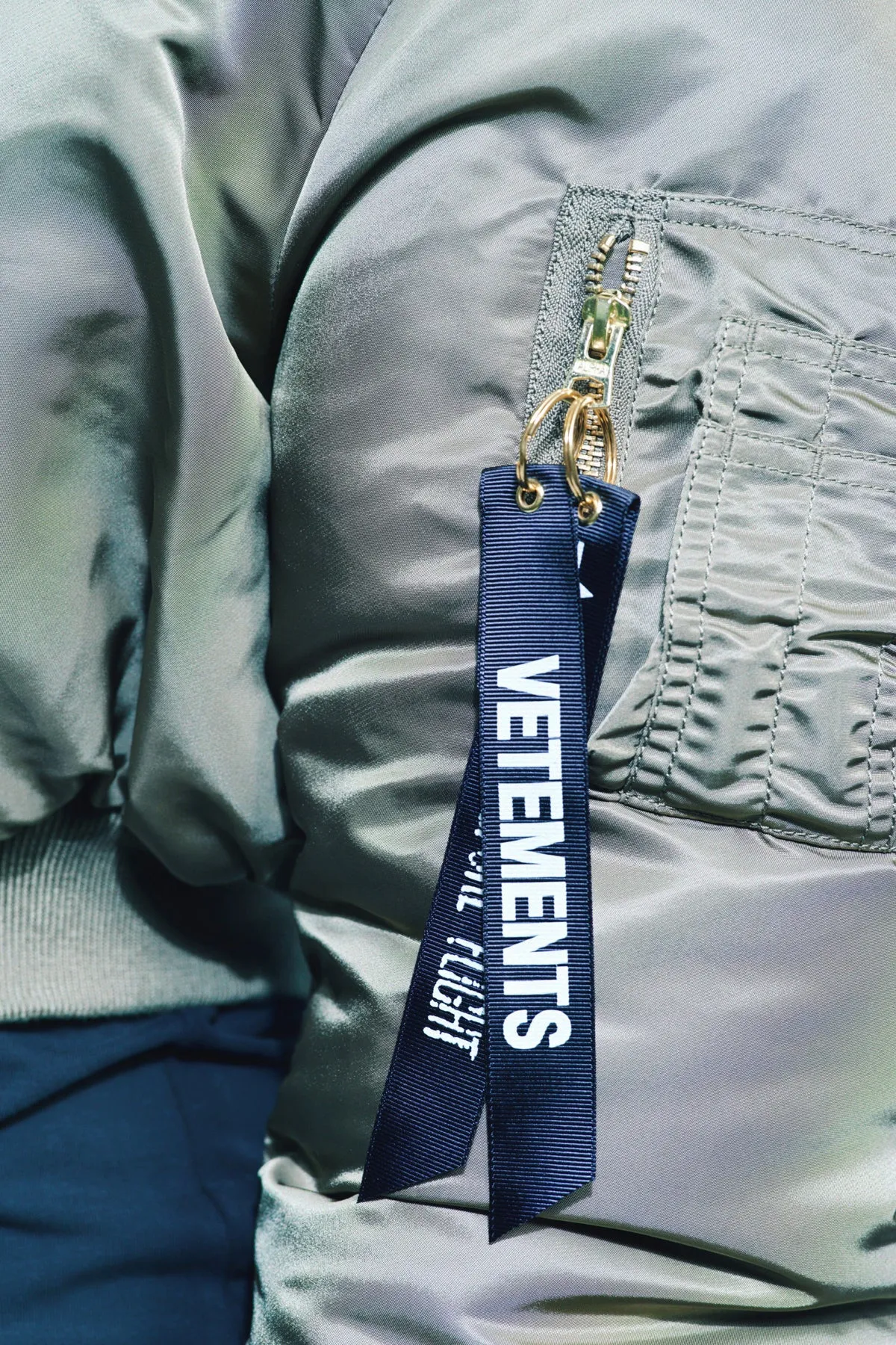 VETEMENTS | CROPPED HOODED BOMBER JACKET