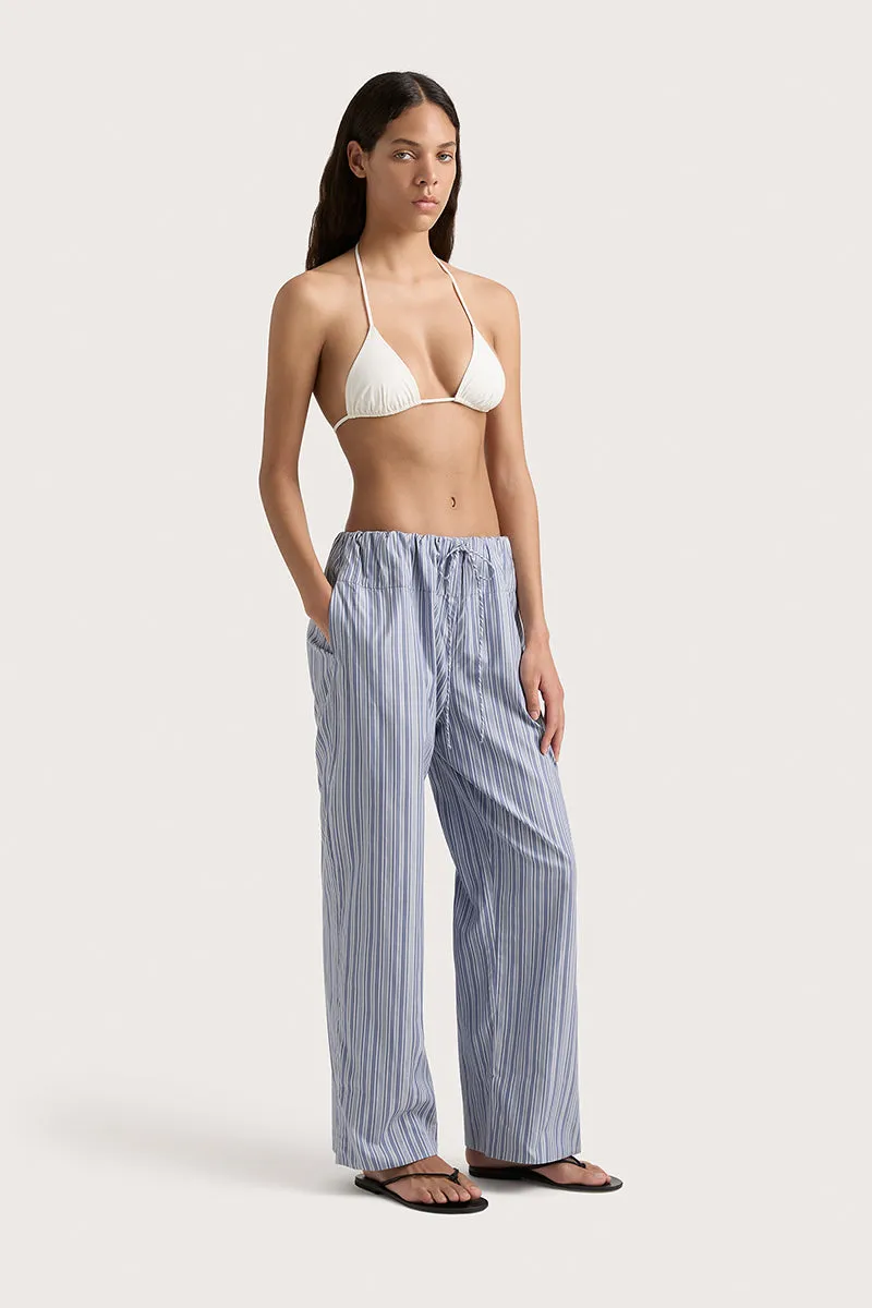 Vieu Relaxed Pant - Blue Stripe