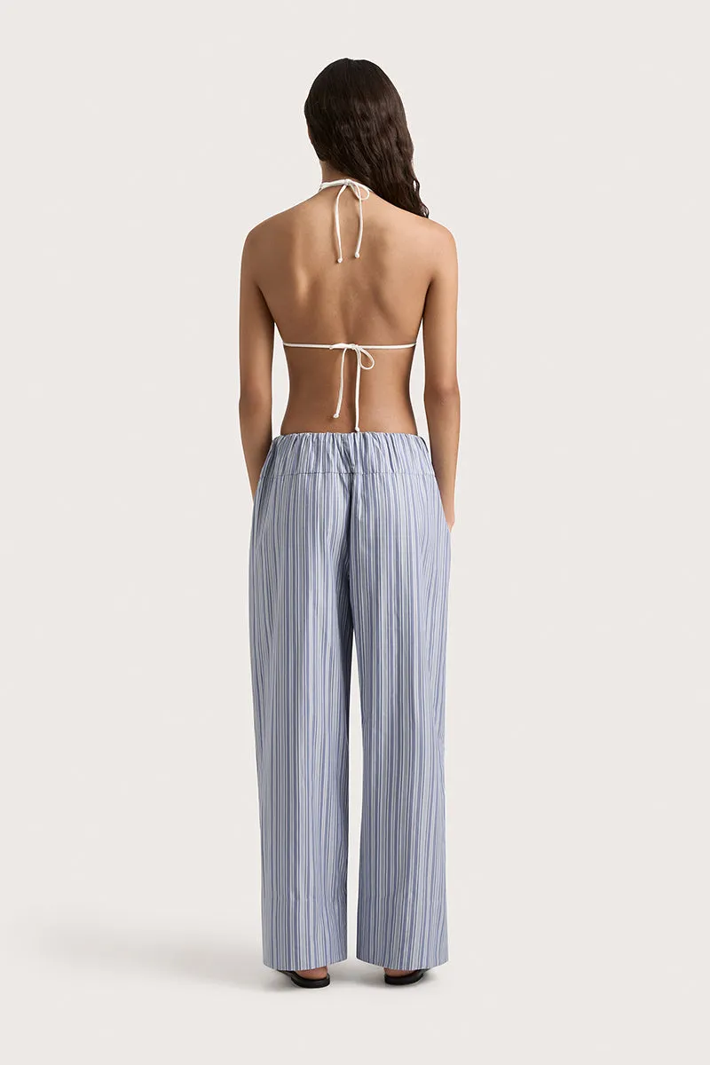 Vieu Relaxed Pant - Blue Stripe