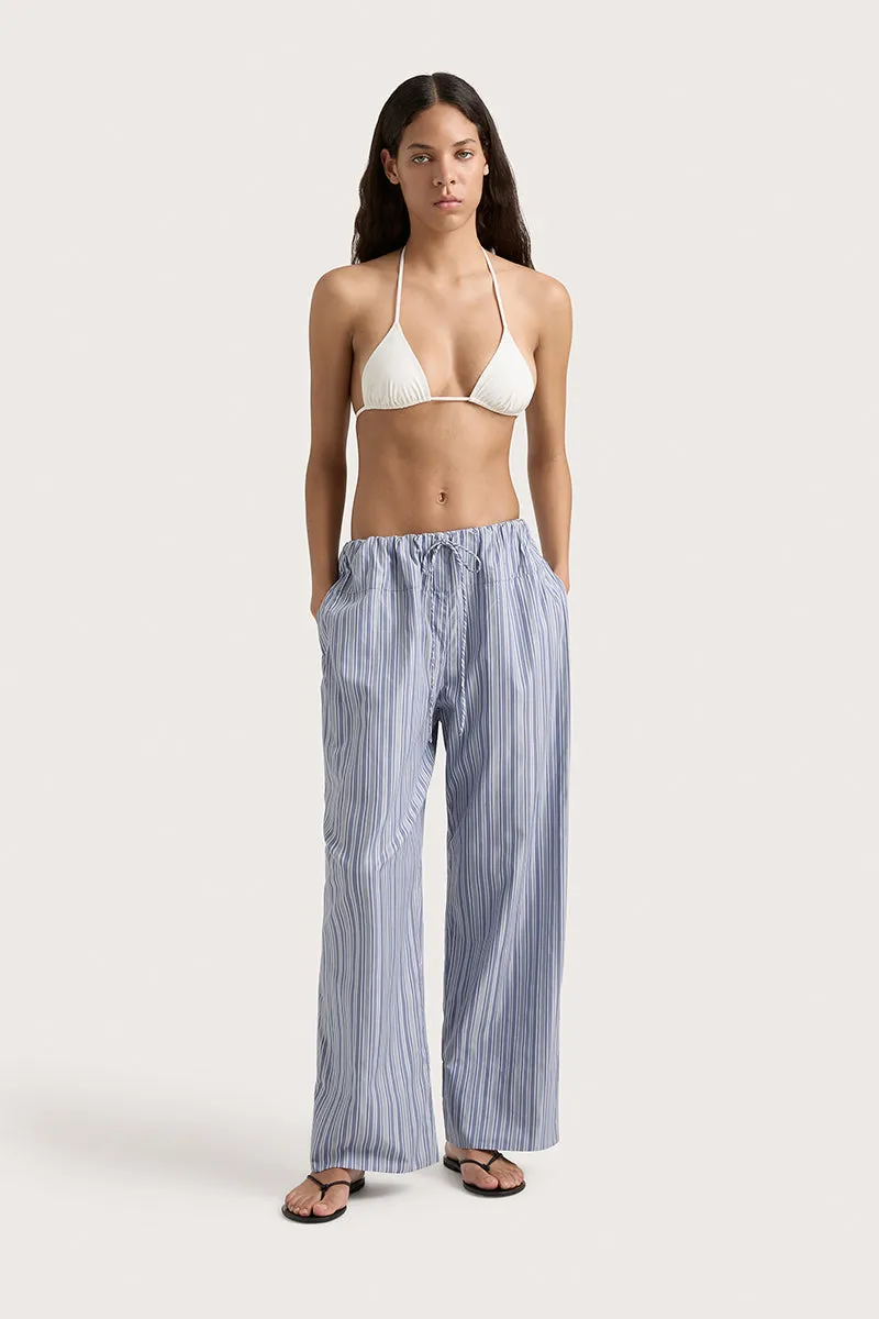 Vieu Relaxed Pant - Blue Stripe