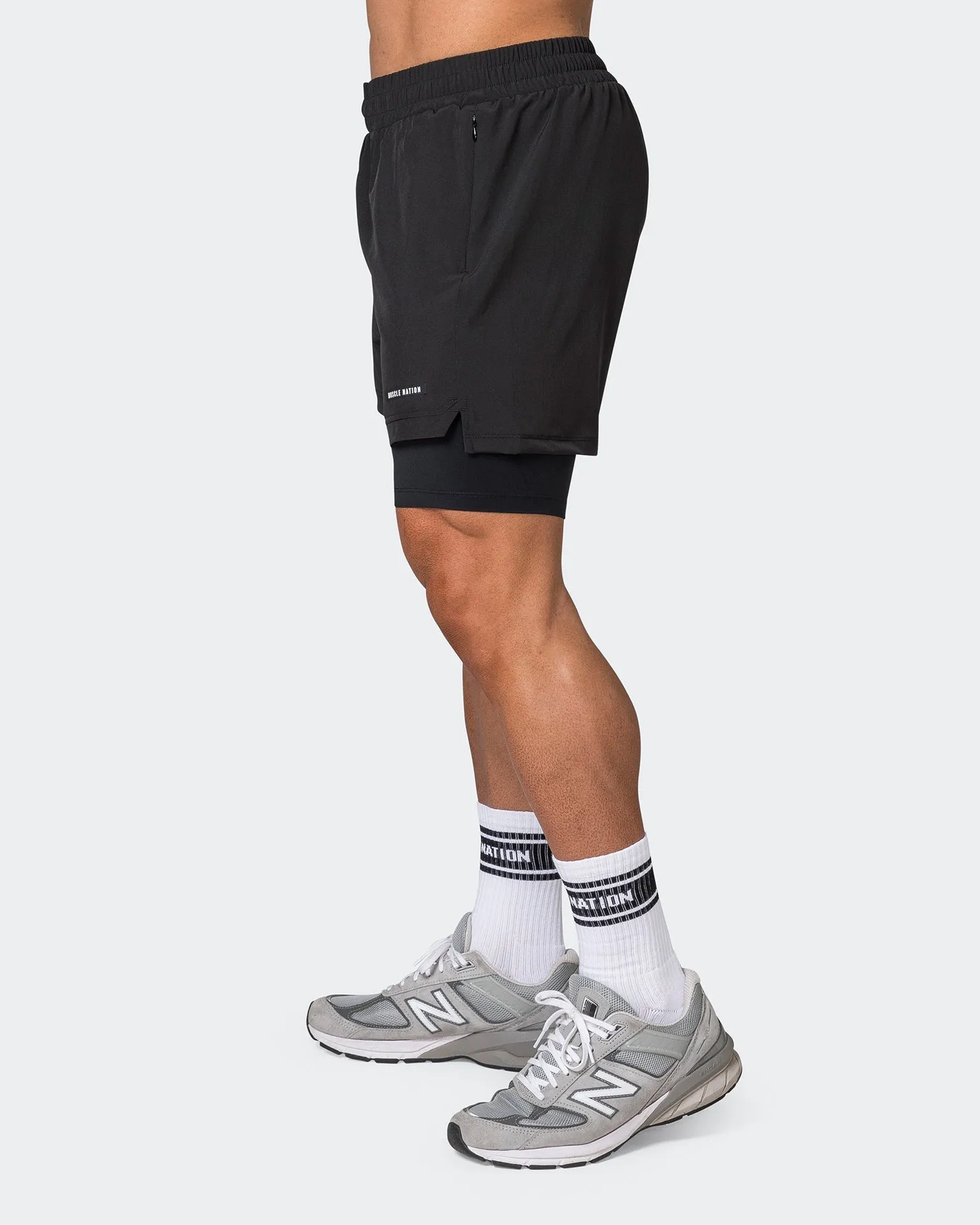 Vigour Training 3" Shorts - Black