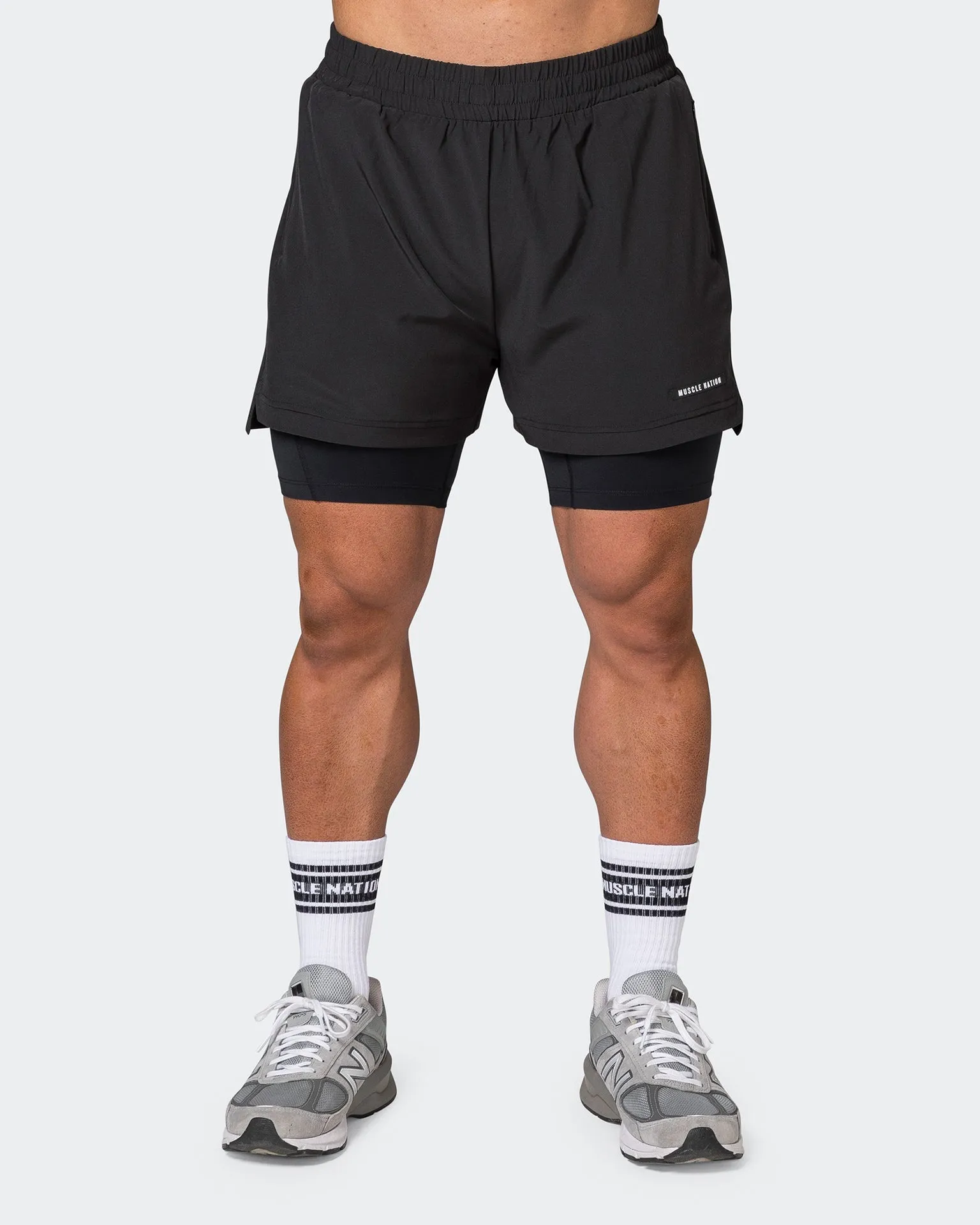 Vigour Training 3" Shorts - Black