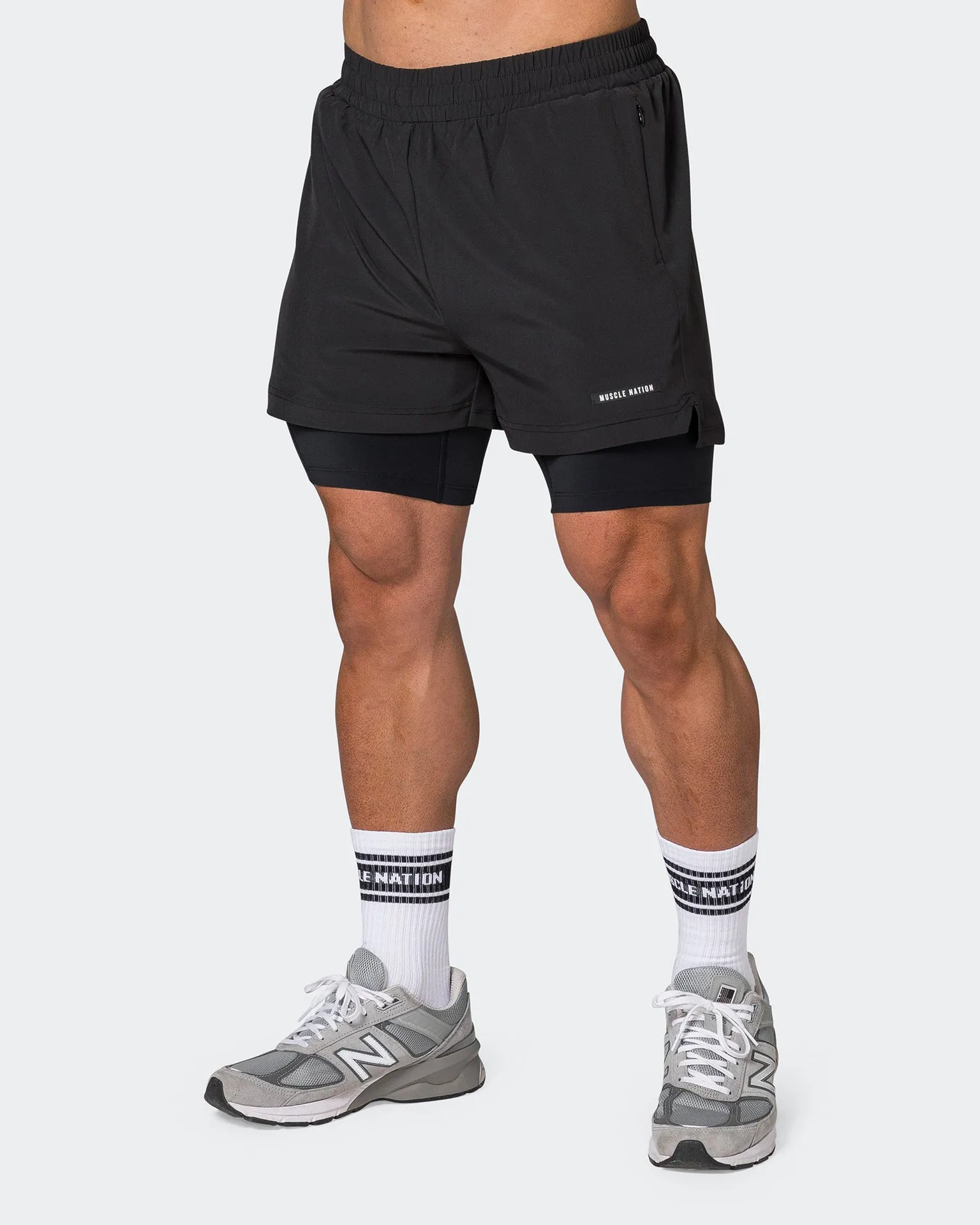 Vigour Training 3" Shorts - Black