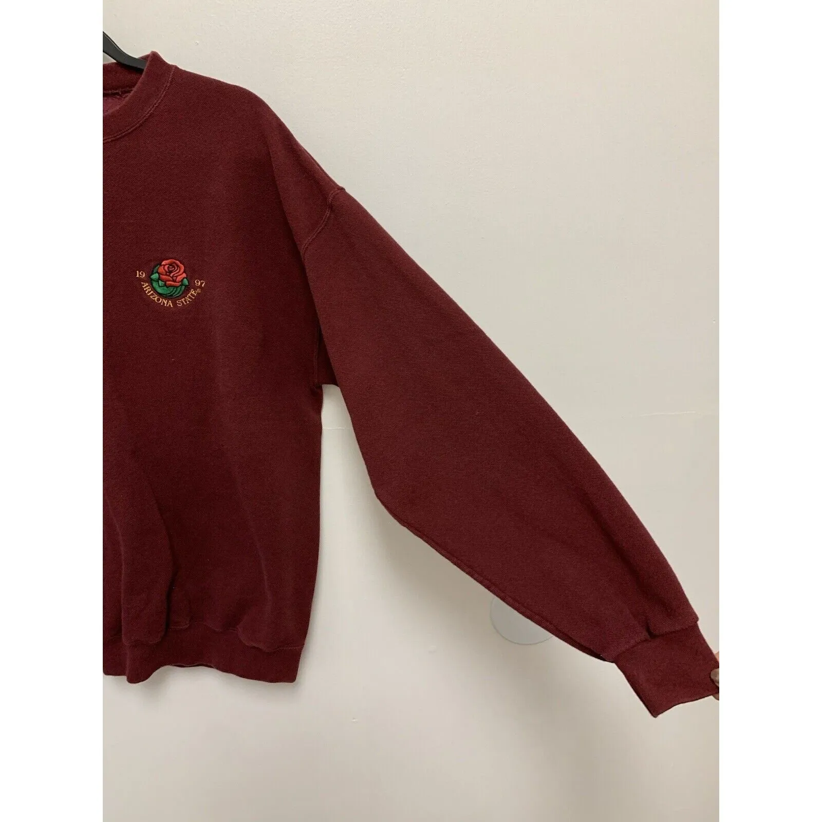 Vintage 1997 Santee Arizona State Embroidered Crewneck Sweatshirt Sz L