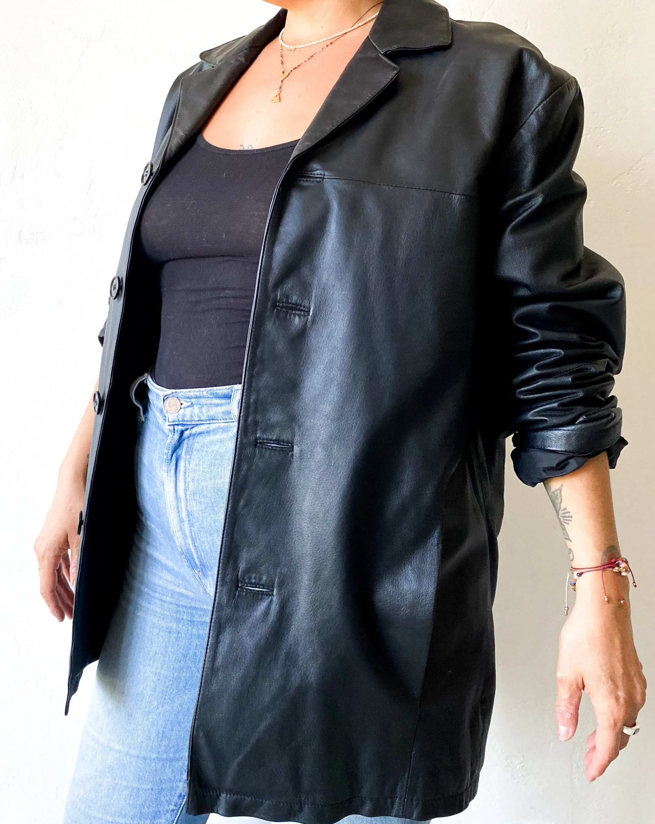 Vintage Wilsons Black Leather Jacket