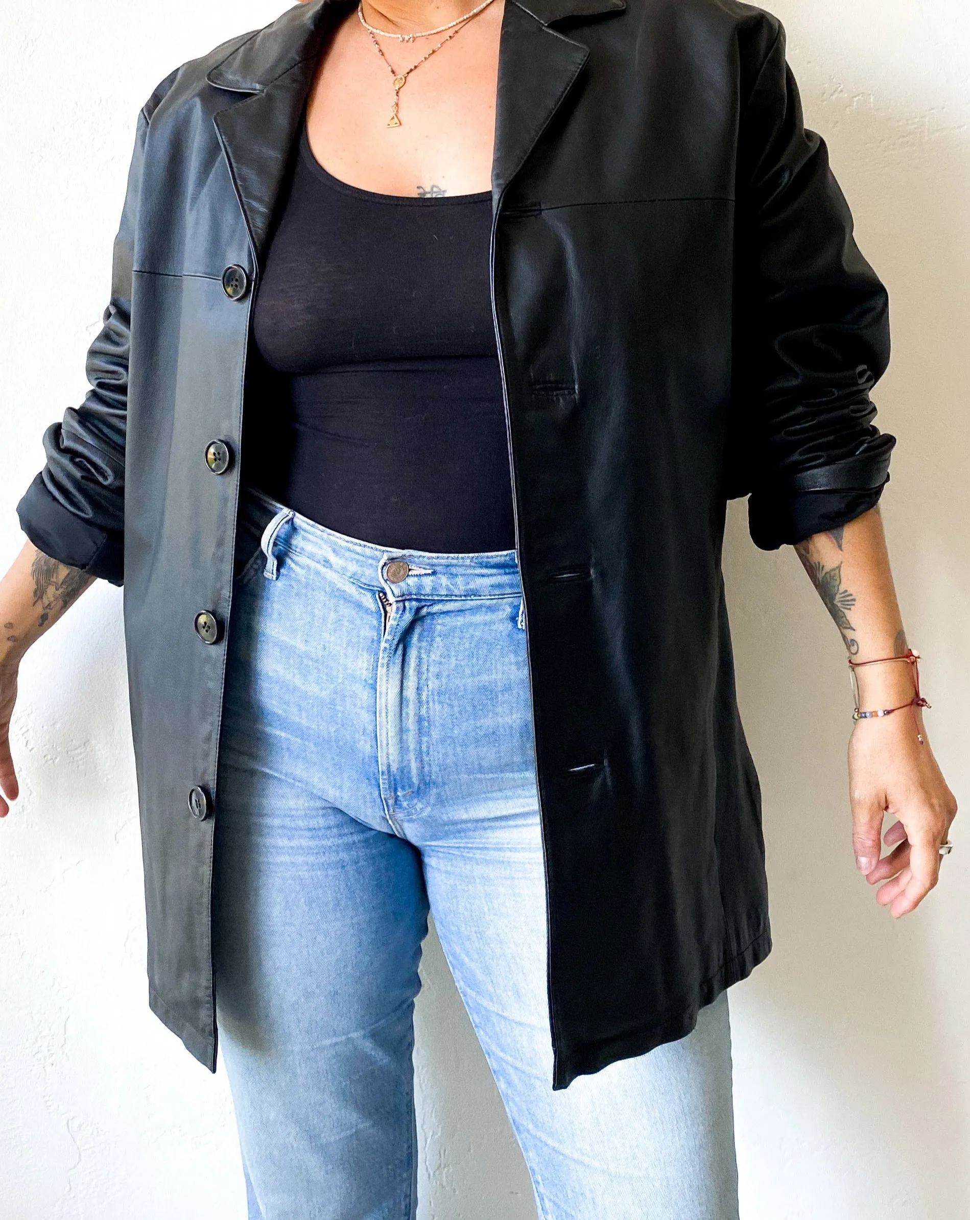 Vintage Wilsons Black Leather Jacket