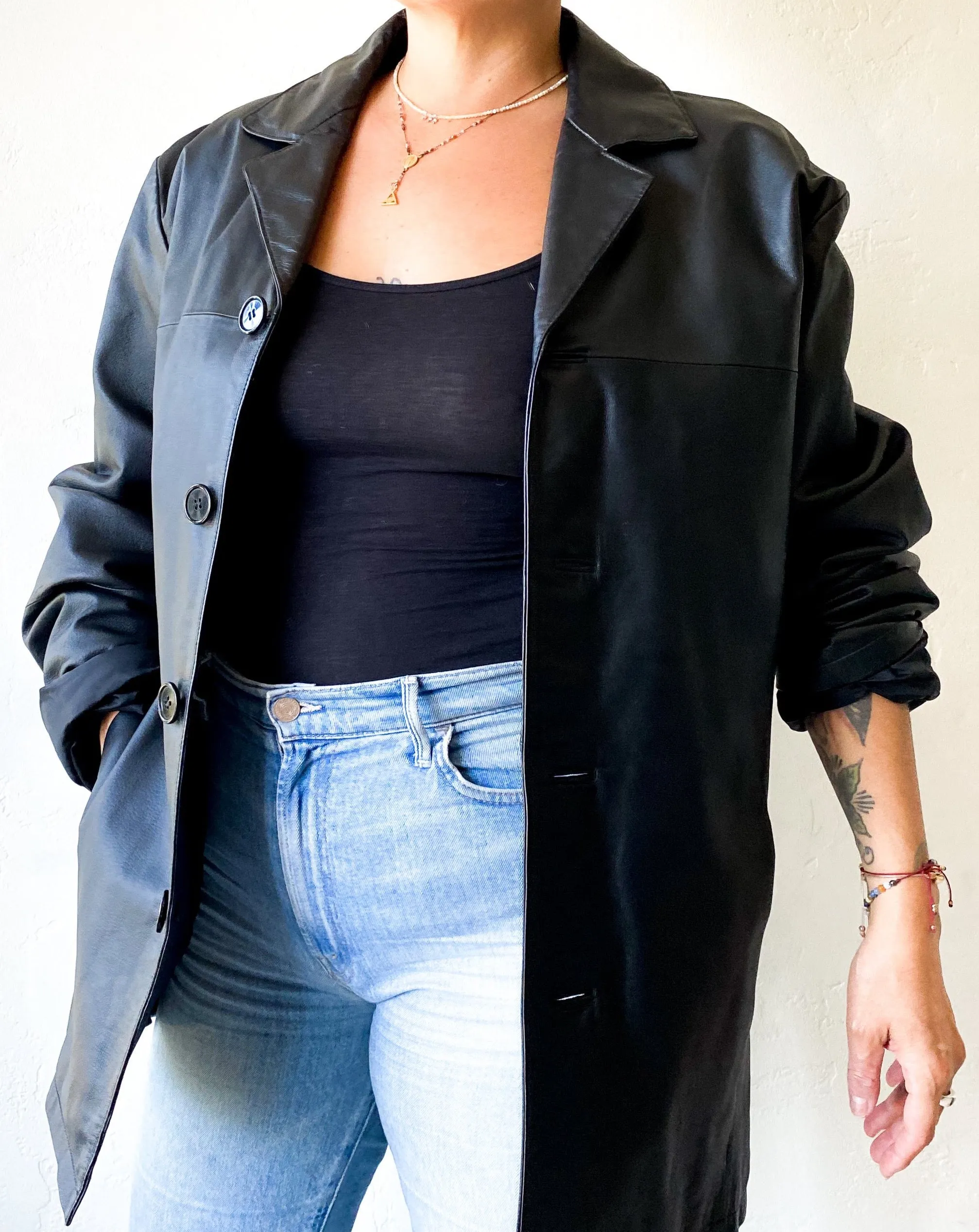 Vintage Wilsons Black Leather Jacket