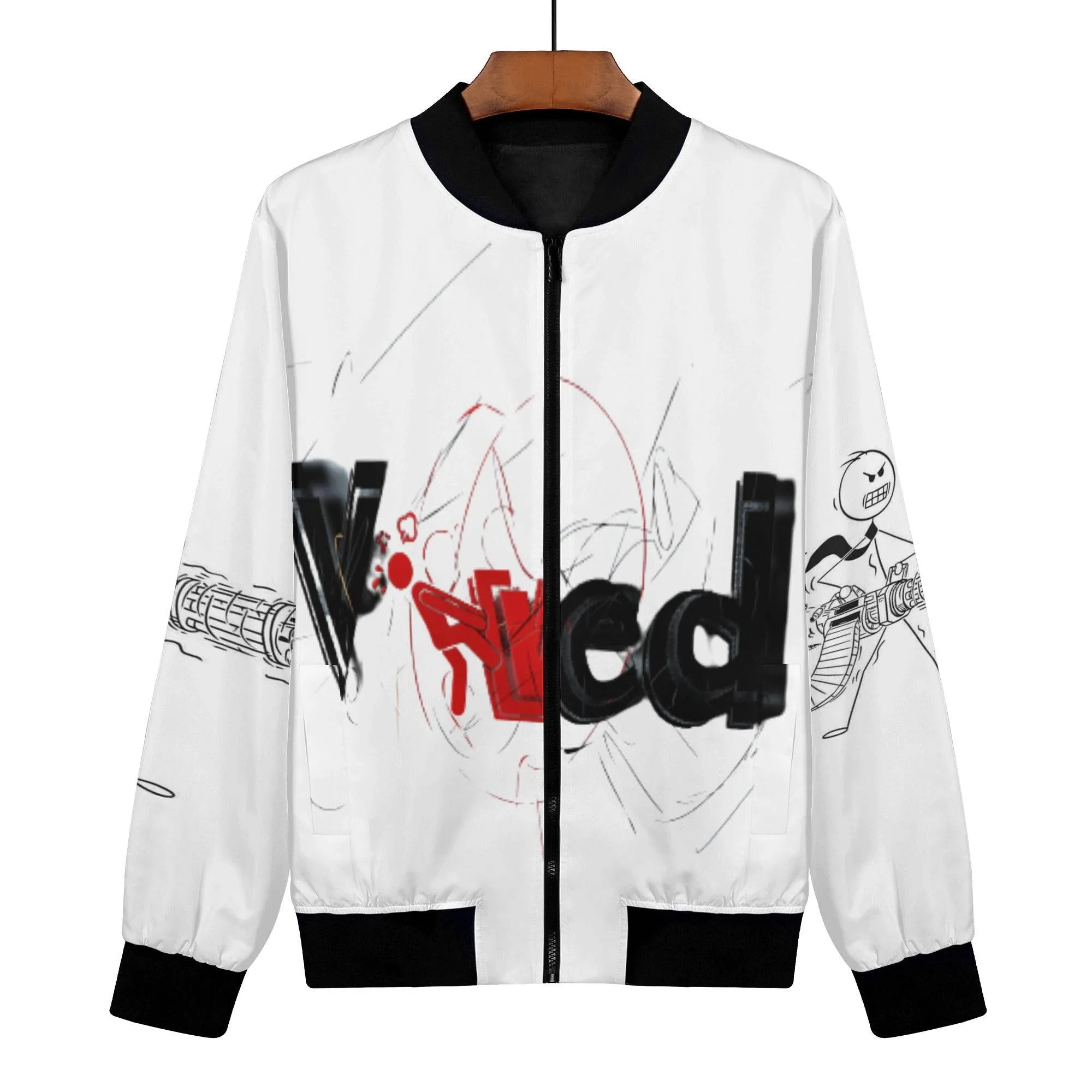 Viv'ed the Artist Women's Athleisure Bomber Jacket