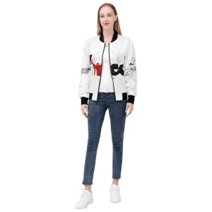 Viv'ed the Artist Women's Athleisure Bomber Jacket