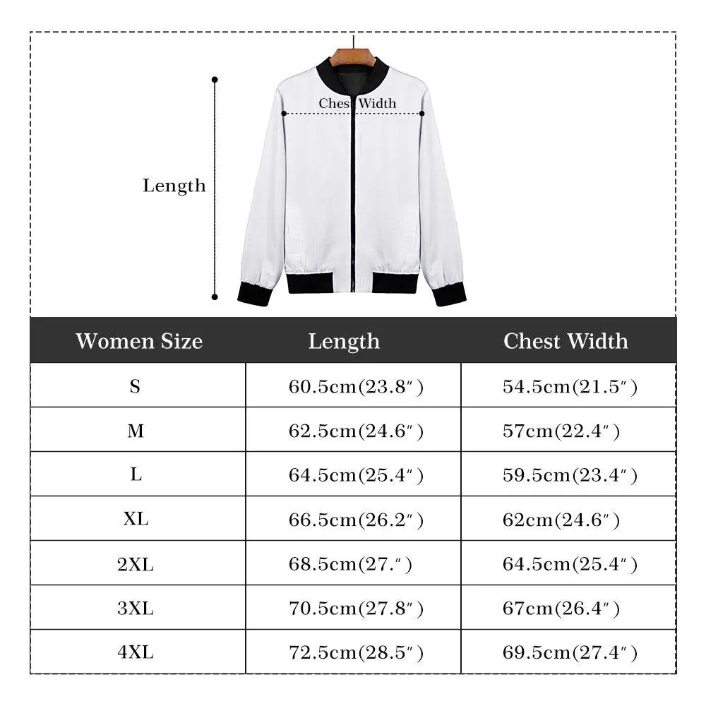 Viv'ed the Artist Women's Athleisure Bomber Jacket