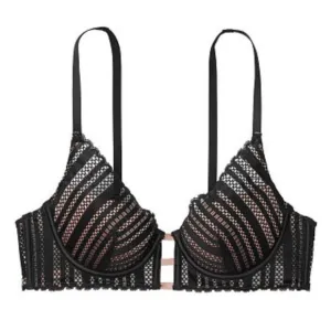 VS Luxe Lingerie Lace Lightly Lined Plunge Bra