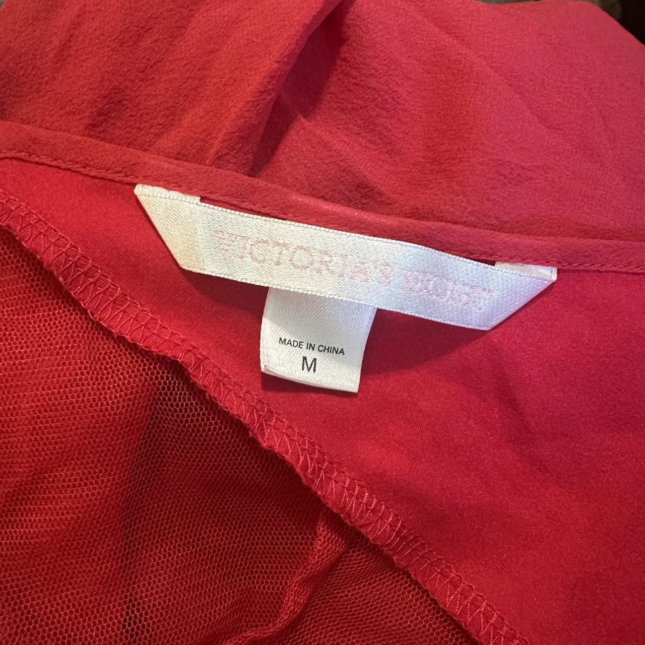 VS Red Lace Slip