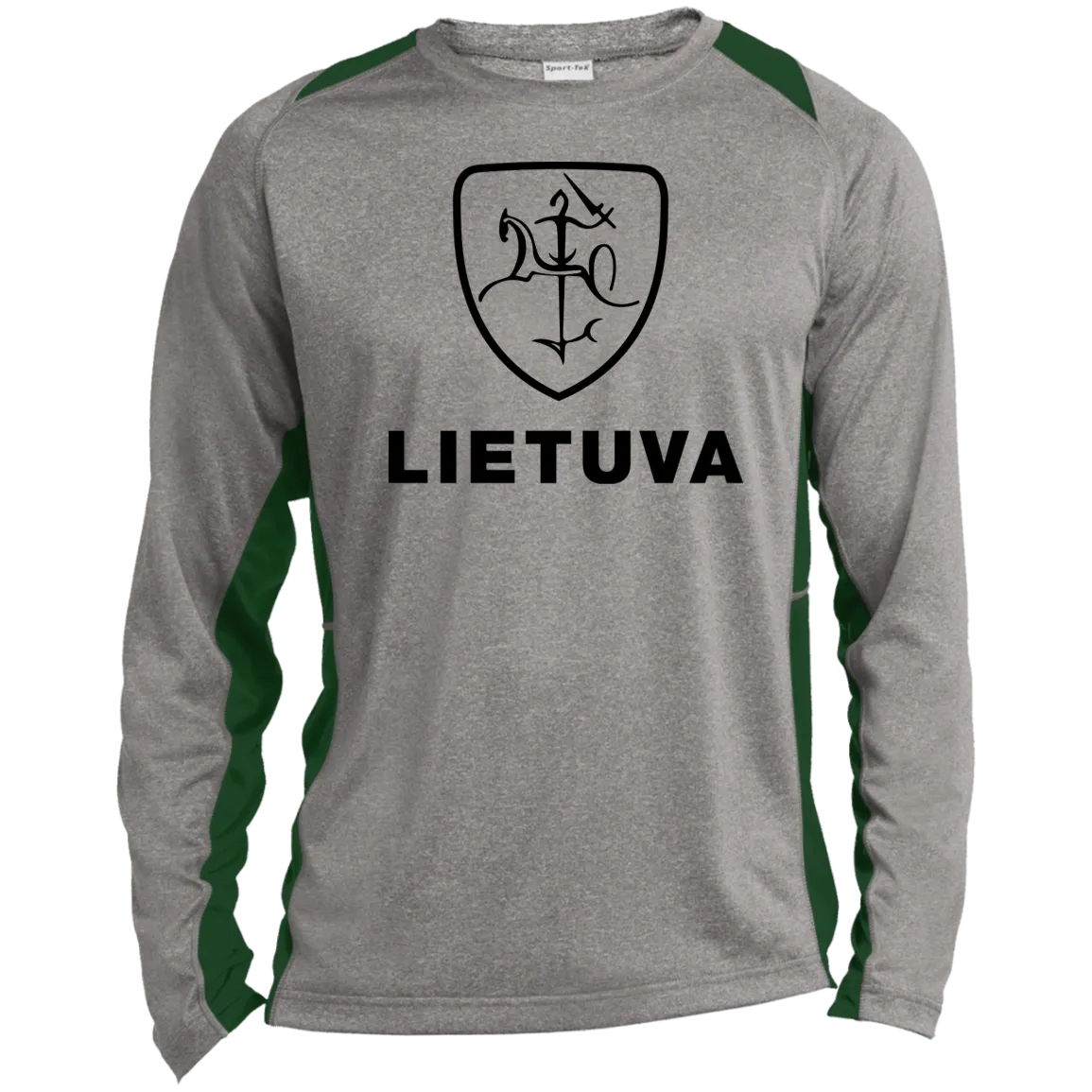 Vytis Lietuva - Men's Long Sleeve Colorblock Activewear Performance T