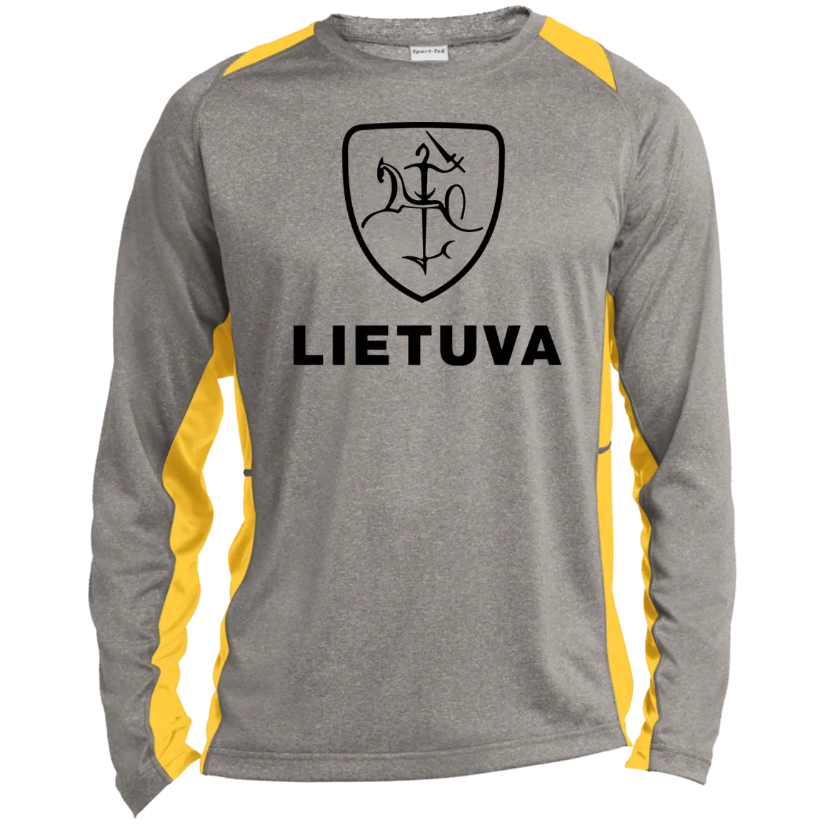 Vytis Lietuva - Men's Long Sleeve Colorblock Activewear Performance T