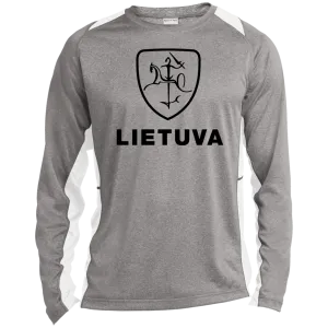 Vytis Lietuva - Men's Long Sleeve Colorblock Activewear Performance T
